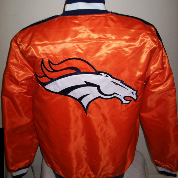 DENVER BRONCOS Starter Snap Down Jacket    4X  5X - Picture 1 of 8